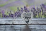 Keramikherz Lebe, Liebe, Lache
